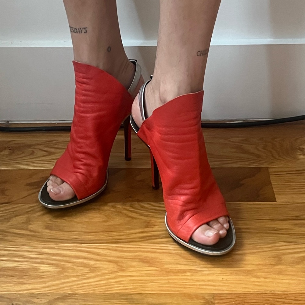 Balenciaga Red Stilettos
